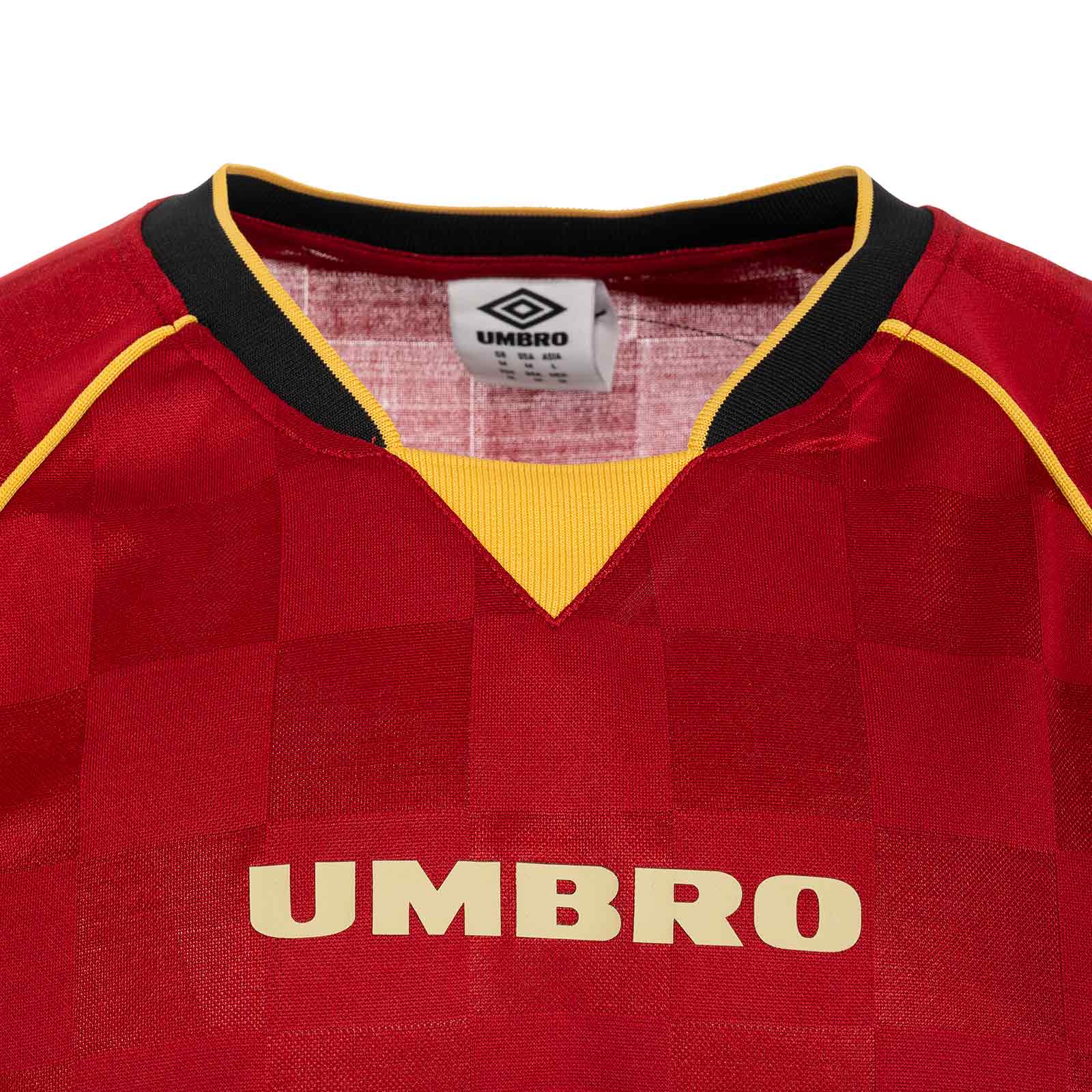 Umbro Panelled Short Sleeved Mens Football Training Jersey - Image 3