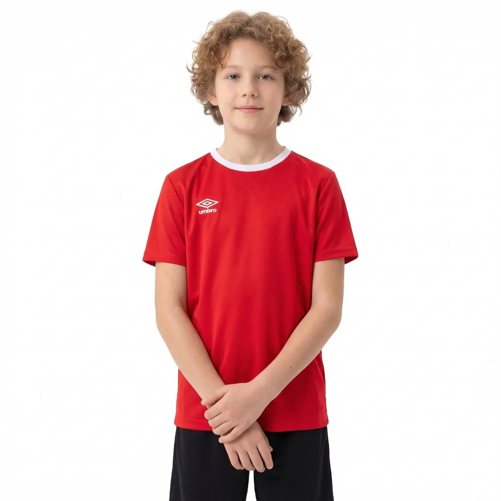 Umbro Pitch Kids Short Sleeve Football Training Jersey