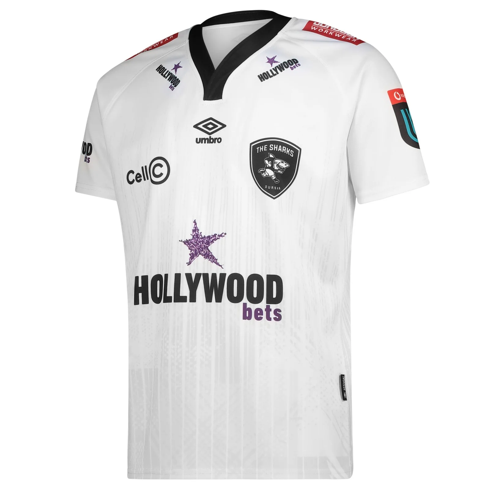 Umbro Sharks Rugby 2024 Adults Short Sleeve Away Jersey - Image 4