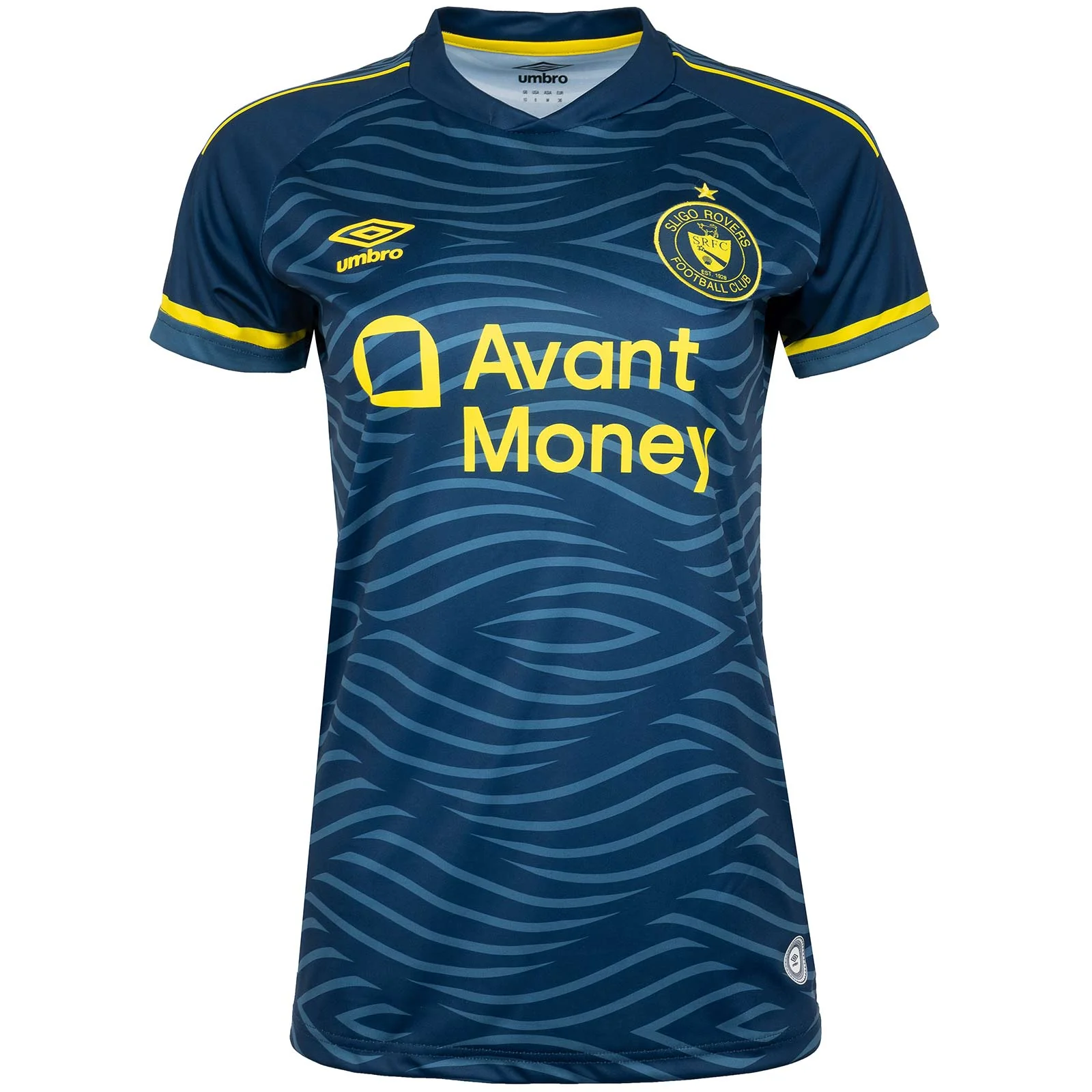 Umbro Sligo Rovers Football 2025 Womens Away Jersey