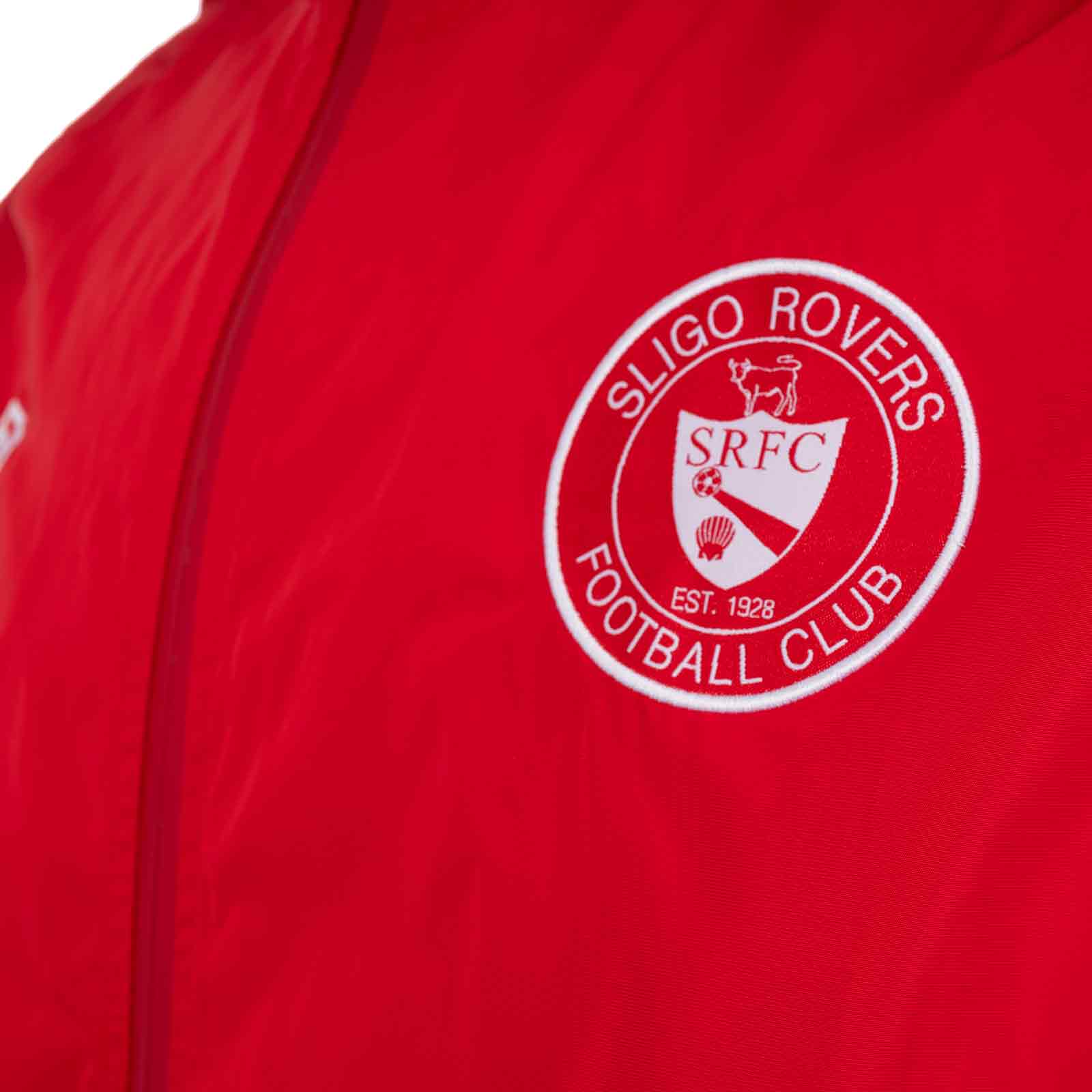 Umbro Sligo Rovers Football 2025 Mens Full-Zip Shower Jacket - Image 3