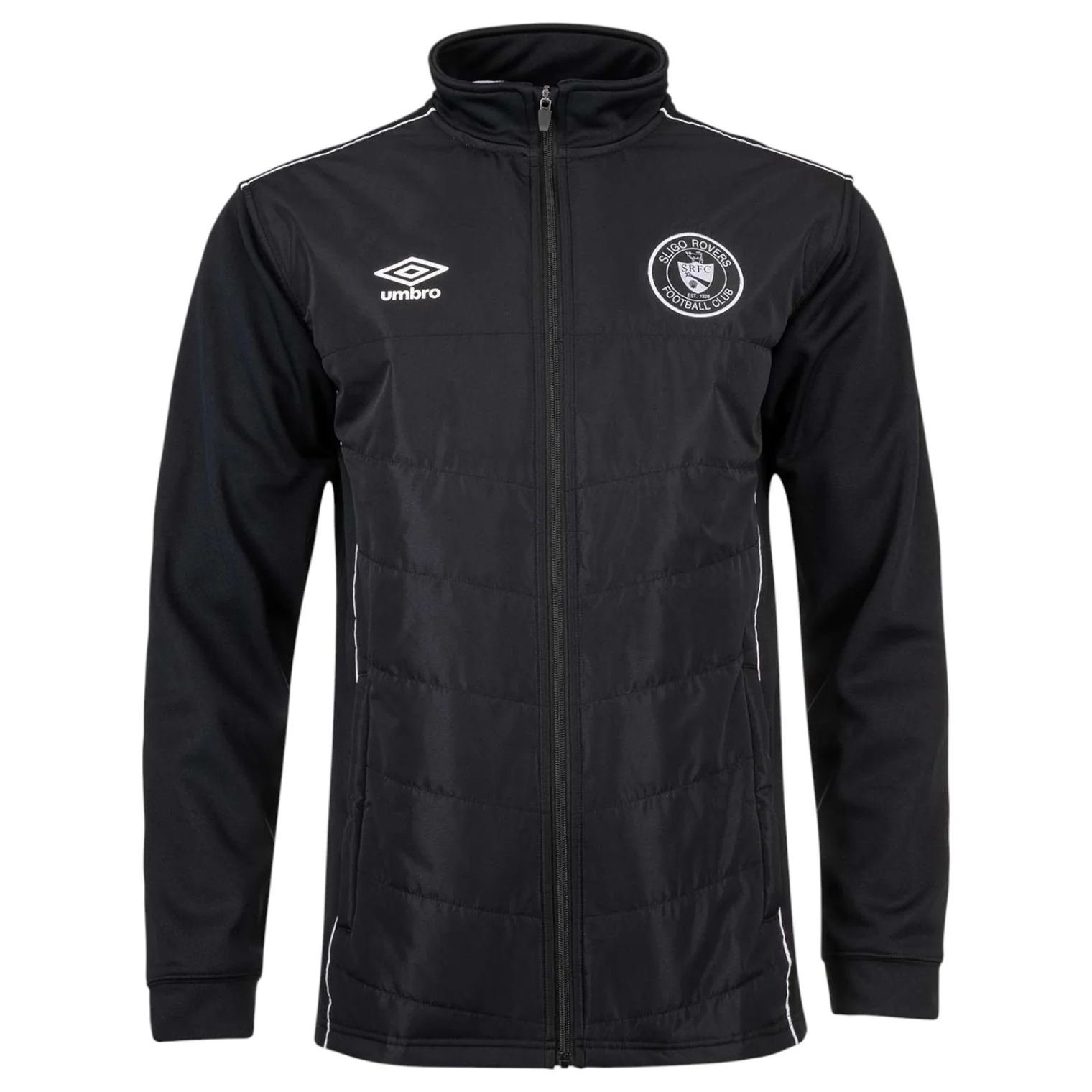 Umbro Sligo Rovers Football 2026 Mens Full-Zip Hybrid Jacket - Image 3