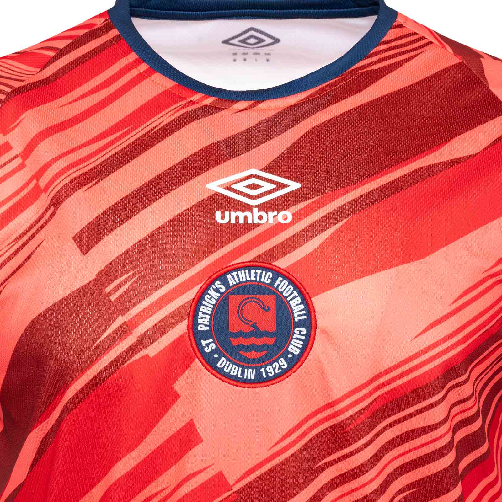 Umbro St Patricks Athletic Football Club Euro 2025 Kids Warm Up Jersey - Image 3