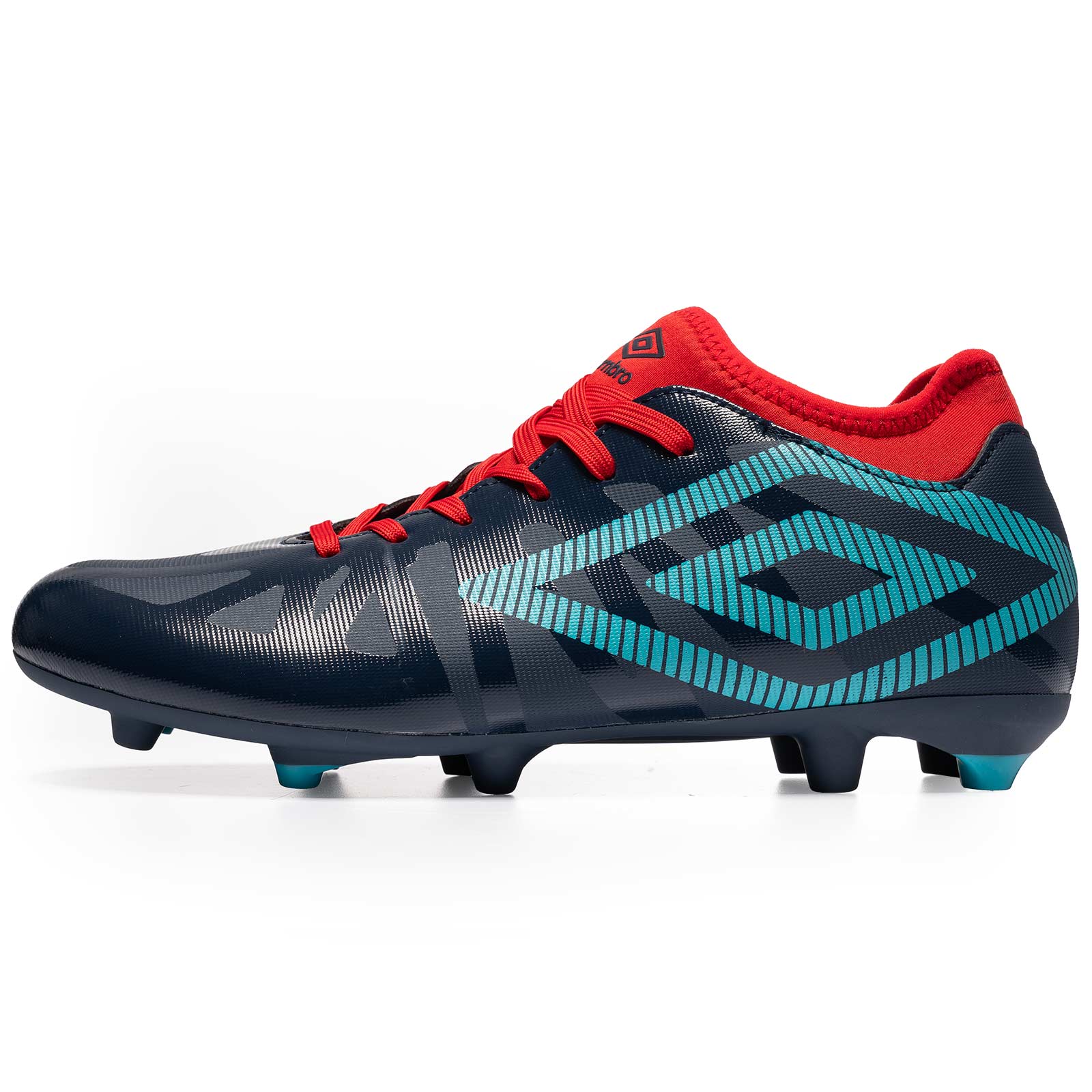 Umbro Ventura Mens Firm Ground Slip-On Laced Football Boots - Image 2