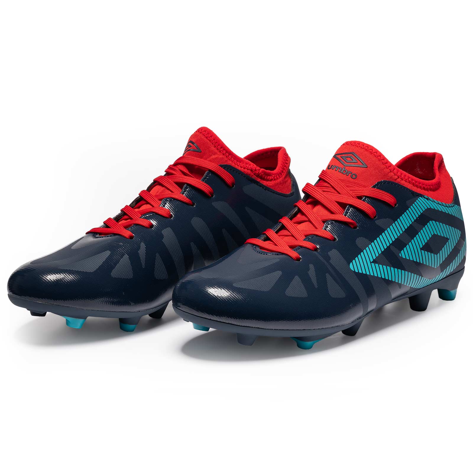 Umbro Ventura Mens Firm Ground Slip-On Laced Football Boots - Image 6