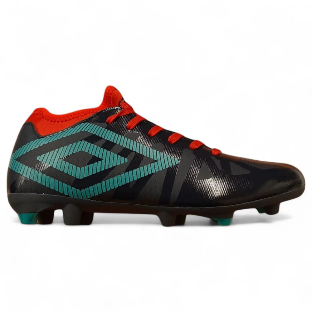 Umbro Ventura Kids Firm Ground Slip-On Laced Football Boots