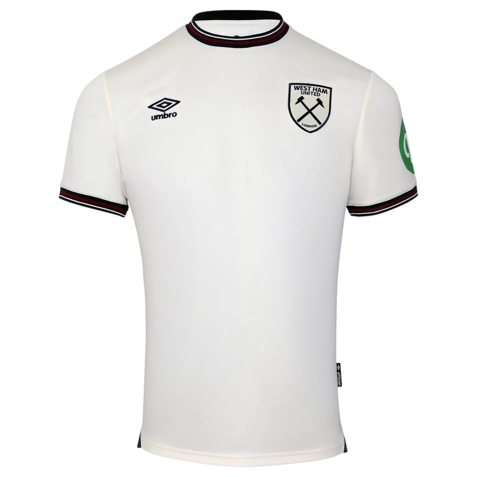 Umbro West Ham Kids Away Jersey White
