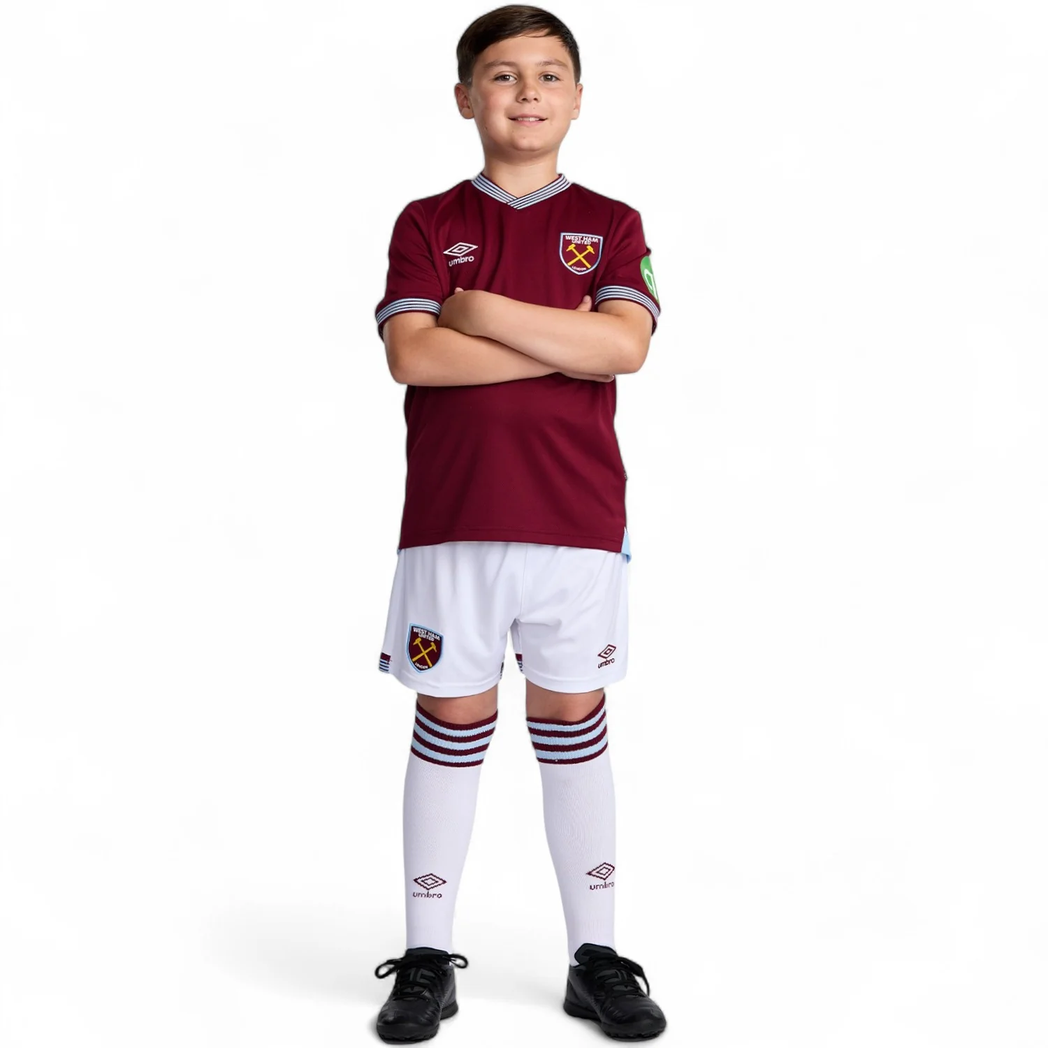 Umbro West Ham United F.C. 2025/26 Kids Home Jersey - Image 6