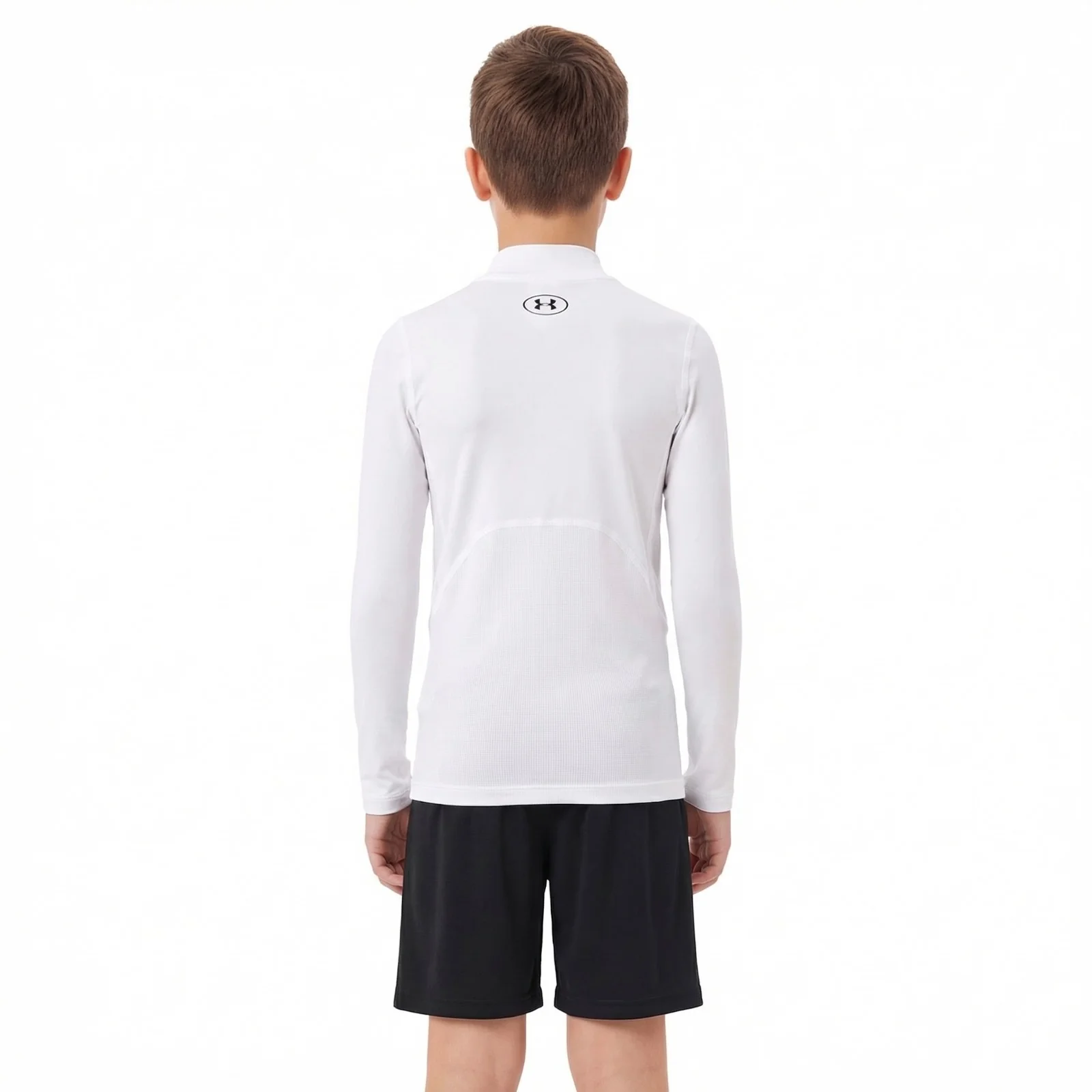 Under Armour HeatGear Boys Mock Long Sleeve Top - Image 2
