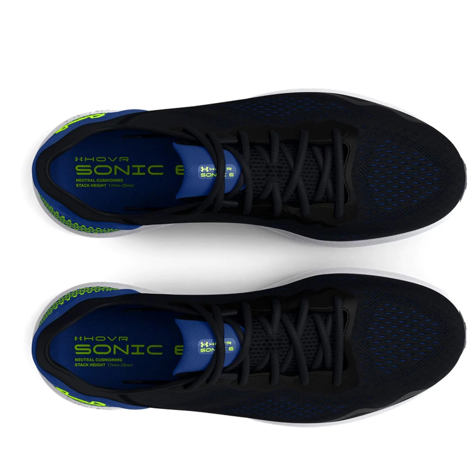 UA HOVR Sonic 6 Mens Black/Blue - Image 3