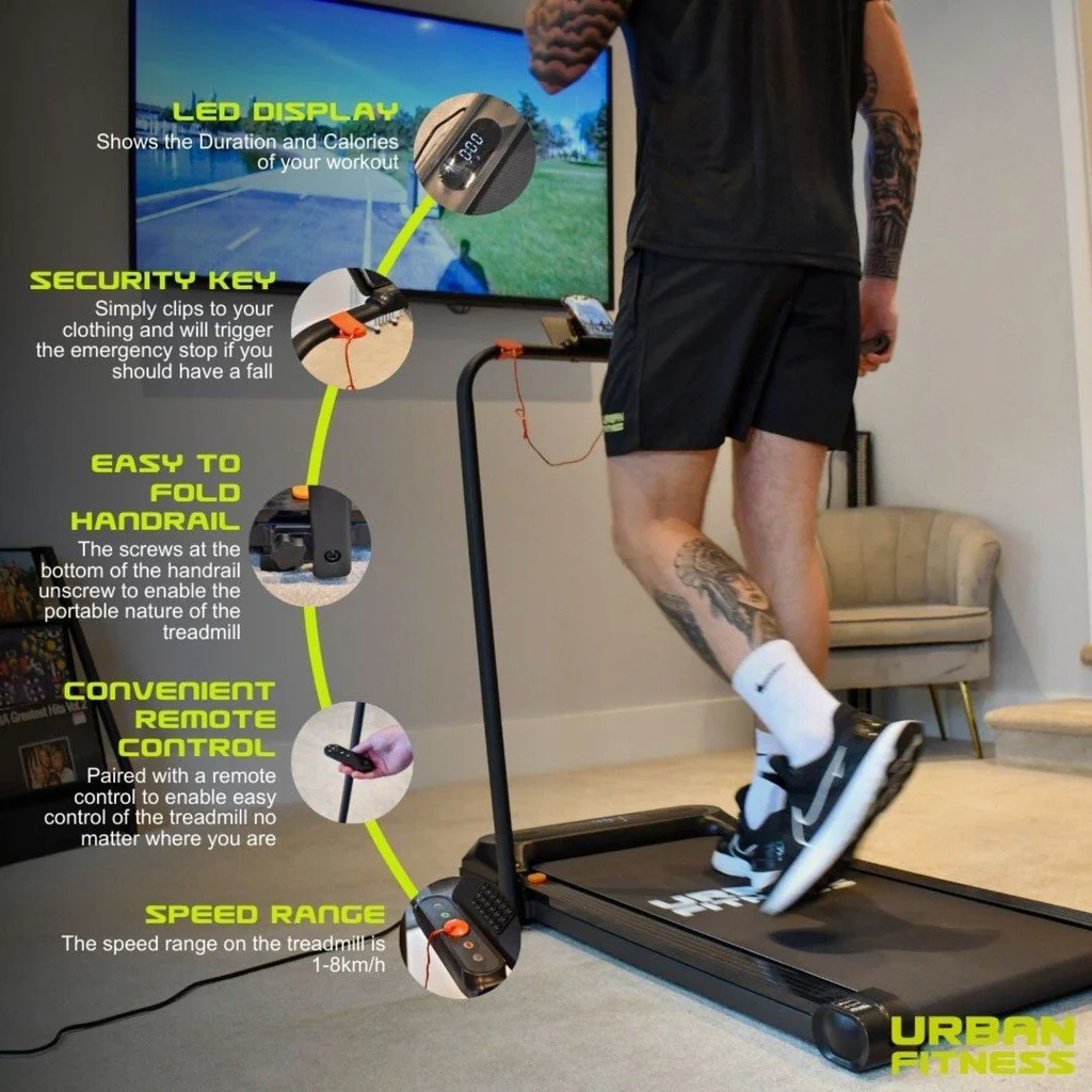 Urban Fitness Foldable Walking Treadmill - Image 5