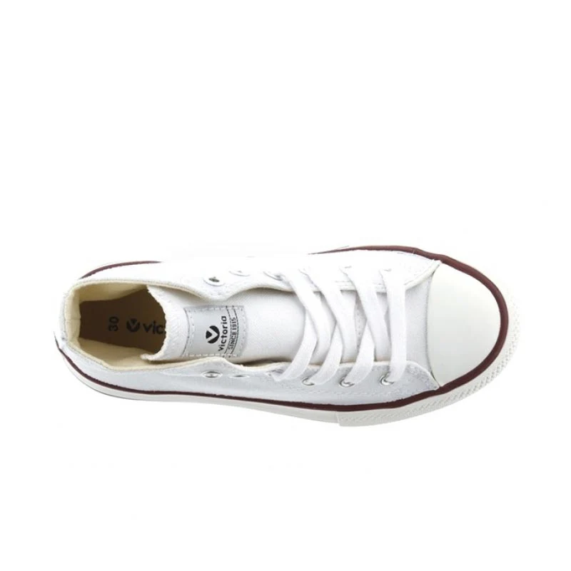VICTORIA CANVAS PLATFRM HIGH-TOP UNI WHT - Image 4
