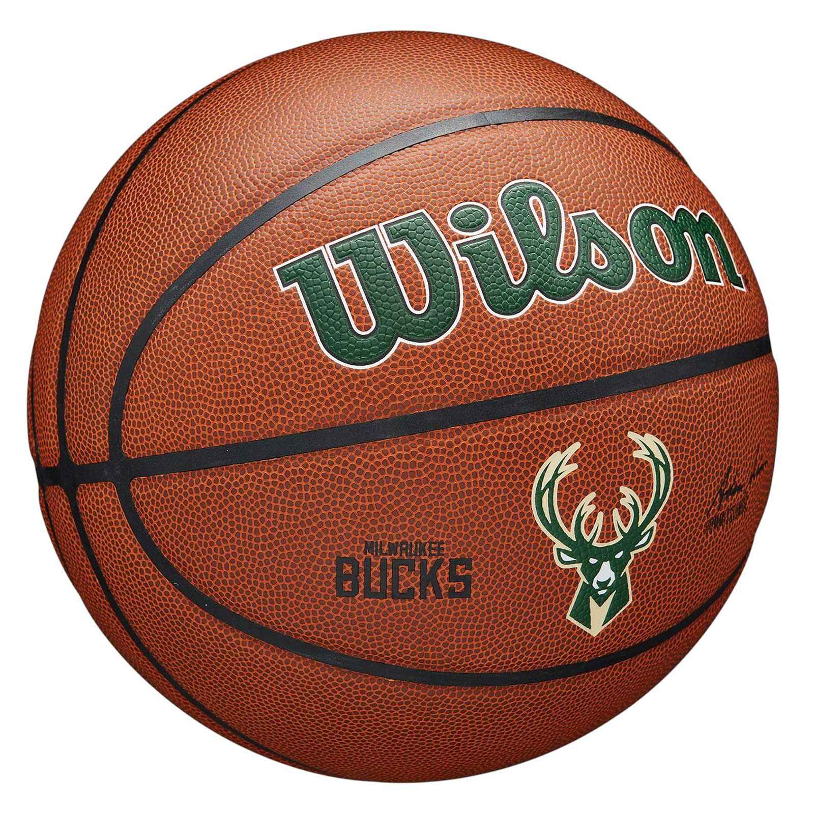 Wilson NBA Milwaukee Bucks Team Alliance Basketball - Image 3